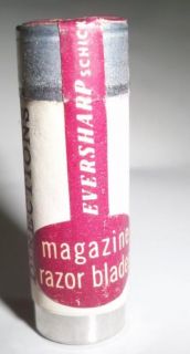 1947 Magazine Schick Eversharp Injector Razor blades