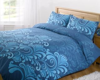 3pc Bedding Printed Duvet Quilt Cover Set in 9 Designs Single Double 