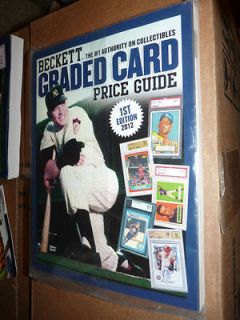  Sealed 1st Edition 2012 Beckett Graded Card Price Guide + Non Sports