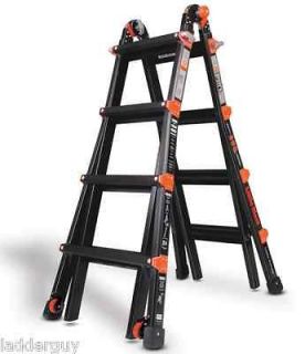 17 1A Little Giant Ladder PRO SERIES with Wall Standoff New