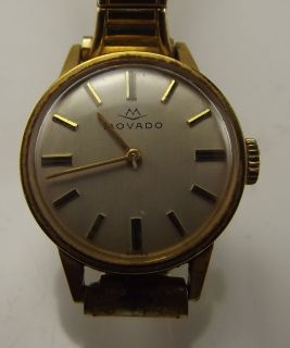 Ladies Vintage Movado Wrist Watch Running