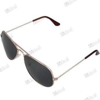 UV400 Protection Aviator Sunglasses Shades Gold Frame