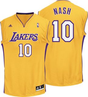 Steve Nash Los Angeles LA Lakers ADIDAS Revolution 30 Replica NBA 
