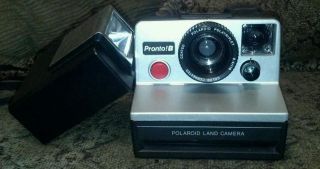 Polaroid automatic land camera ProntoB plus ITT magicflash