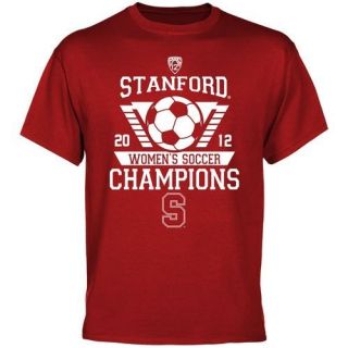 Stanford Cardinal 2012 PAC 12 Womens Soccer Champions T Shirt 