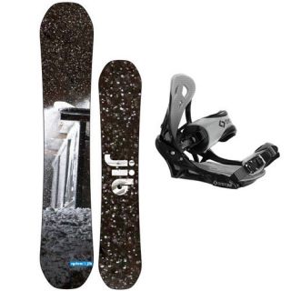 NEW System 2013 Jib Snowboard Flat Camber + Icon Bindings  Ride On