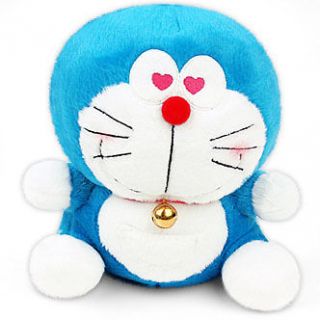 Nwt DORAEMON Plush doll toy 9 new heart eyes version cute great gift 