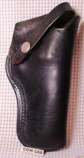 Old Heavy Leather Bianchi Holster Monrovia California S&W 44 #10 MAKE 
