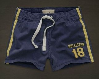 Hollister shorts, Mens size large, 4 inch inseam, blue with yellow 