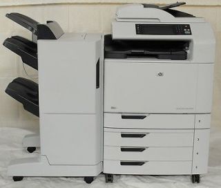 HP Color LaserJet CM6030f MFP Copy Fax Scan Staple Sorter