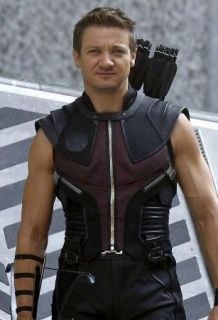 NEW Hawkeye The Avengers Costume Leather Vest Jacket/ All Sizes