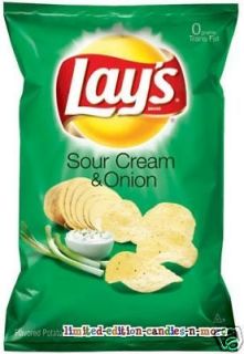 Bag Lays SOUR CREAM & ONION Potato Chips ~ FRESH
