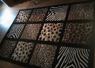 leopard print rug in Area Rugs