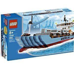 Lego #10155 Maersk Line Container Ship New Sealed HTF