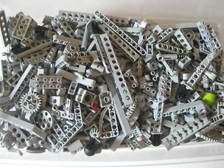 LEGO Light Gray TECHNIC Huge Project LOT 1/2 LB half pound Gears 