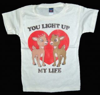 New Authentic Junk Food Rudolph You Light Up My Life Infant T Shirt