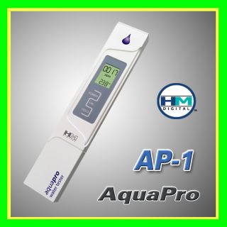 HM Digital AP 1 AquaPro Quality Temp TDS Tester Meter Water resistant 