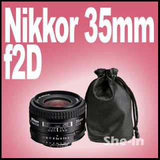 Sheep Skin Lens Bag Case for Nikon AF Nikkor 35mm f/2D