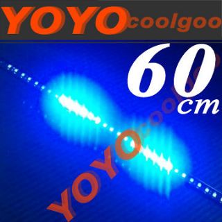 60cm Car Truck Knight Rider LED Strobe Scanner Flash Strip Light BLUE