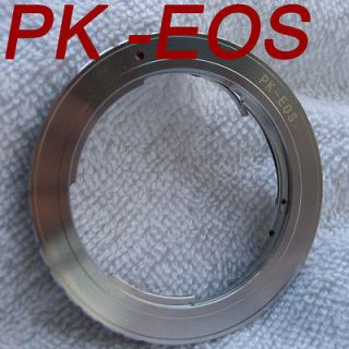 pentax PK K lens to canon EOS lens adapter for 450d 550d 600d 50d 60d 