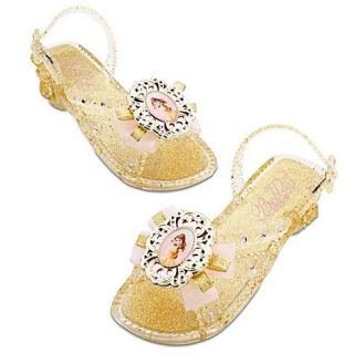   STORE BELLE BEAUTY BEAST YELLOW LIGHT UP COSTUME SHOES HALLOWEEN 2012