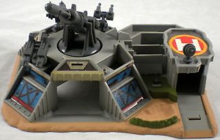   Micro Machines Battle Zones Stratos Fortress Playset Army Base Loose