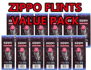 Zippo Flints Genuine Pack of 12 Value Packs (72 X Flint) for zippo 