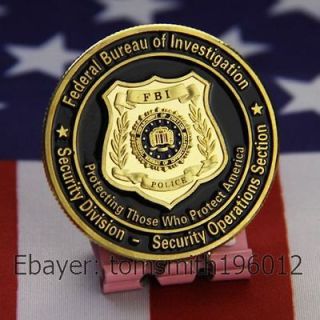 fbi challenge coin in Militaria
