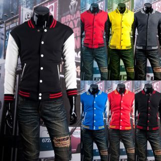 varsity jacket black and white in Coats & Jackets