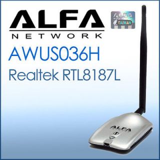   Network AWUS036H 1000mW USB Wireless G WiFi Adapter REALTEK RTL8187L