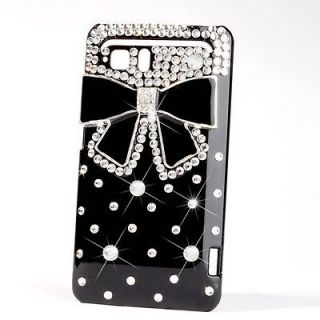 Bling Bow Bowknot Diamond Hard Case Cover For HTC Vivid Raider 4G 