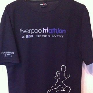 Liverpool Triathlon Finishers T Shirt 2012 Made By Ironman