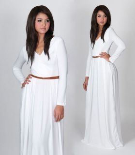 white maxi dress in Dresses