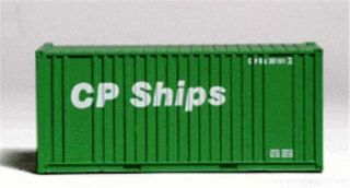   CP Ships 20 Fully Corrugated Box Container by Walthers #933 11 1761