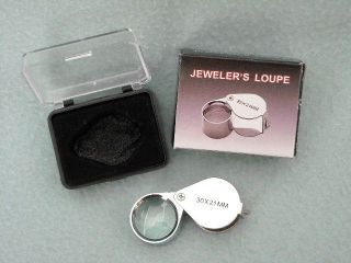   Loupe How to USE Tool Jewelry Watch Coins New 30x Magnifier Glass Loop