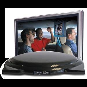 KVH Tracvision A7 Low Profile Satellite Antenna BLACK FINISH w/ ROOF 