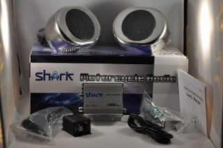 shark SHKMSC22050 motorcycle yacht snowmobile marine audio w/ knob 