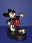   Pewter Mickey On Parade Marble Base Statue Figurine Art 1994 LE