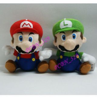 New Super Mario Bros Plush Figure  Mario and Luigi