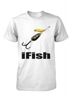   iFish T Shirt Fisherman Tshirt Rapala Tee Rod Reel Lure Pole L XL