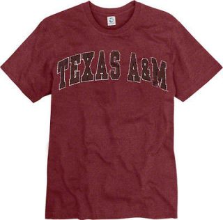 Texas A&M Aggies Heather Maroon Tradition Ring Spun T Shirt