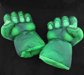 Set of 2 Incredible Hulk Smash Hands Plush Punching Boxing Type Fist 