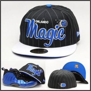   Orlando Magic Custom Fitted Hat Designed For Air Foamposite Royal Blue