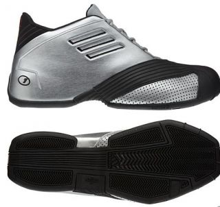 New Adidas T MAC Tracy McGrady Shoes Black Silver Gray Mens Basketball