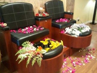   Chairs, Table Bowls 2 Nail Dryers Spa Salon Clinic Toes Feet Manicure