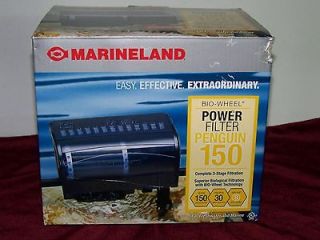 Marineland Bio Wheel Penguin 150 Power Aquarium Filter 3 Stage 