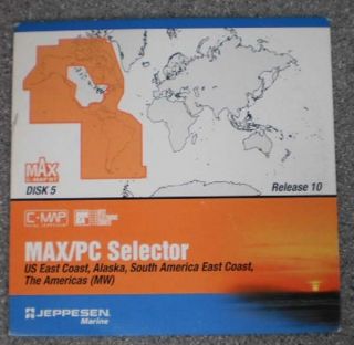 Jeppesen Marine MAX/PC Selector C MAP NT Release 10 #5