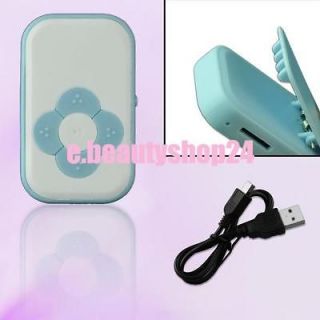   Rechargeable USB Micro SD TF Card Mini Clip  Music Media Player