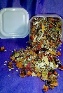new blend larger size CLEANSING / SMUDGE herbal incense mojo mix wicca