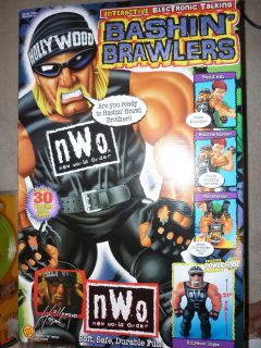 Toy Biz WCW NWO 21 Talking Plush Bashin Brawlers Hulk Hogan Action 
